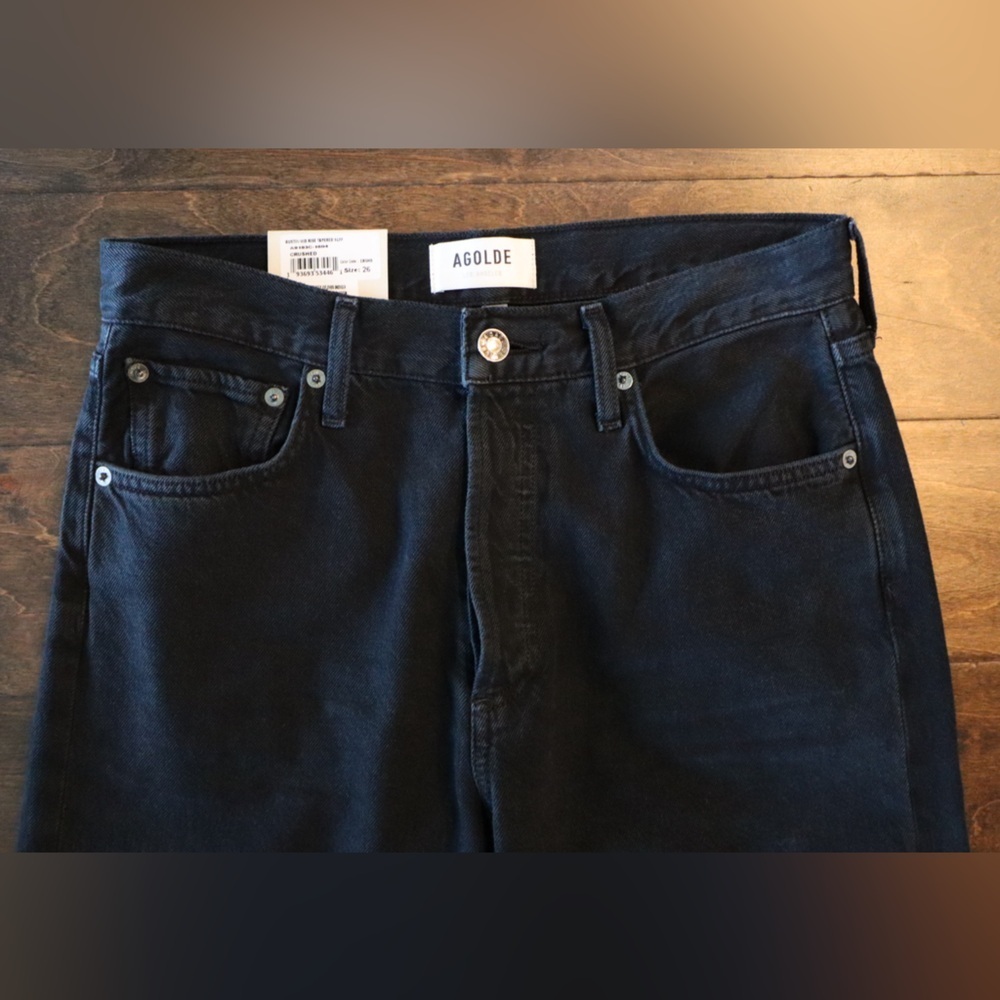 NWT AGOLDE Austin Mid Rise Tapered Slim Jeans - Picture 6 of 9